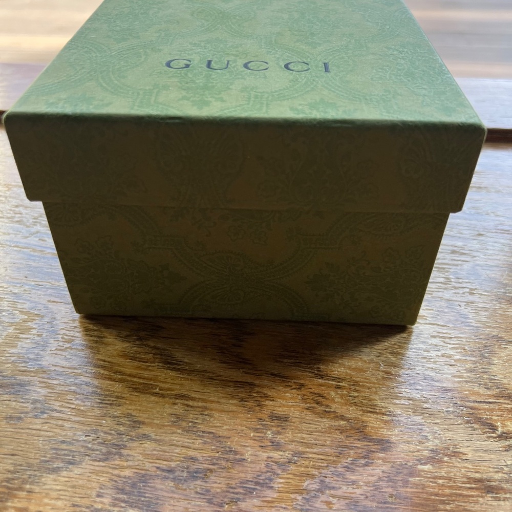 Authentic Gucci Leather Trimmed Logo Canvas AirPod Pro Cade W/Lanyard - Picture 10 of 11